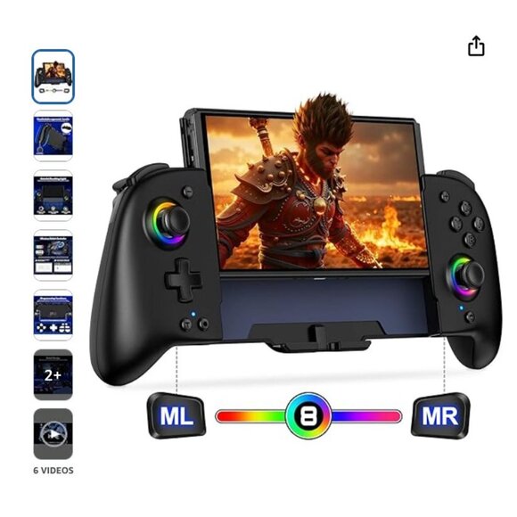 One-Piece Joypad Gamepad Controller Switch Controllers for Nintendo Switch/OLED